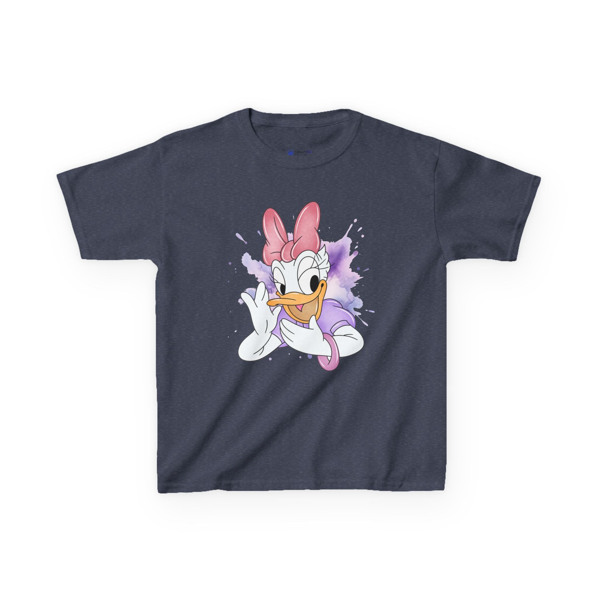 Kids Tee — Cute Daisy Duck Watercolor Graphic