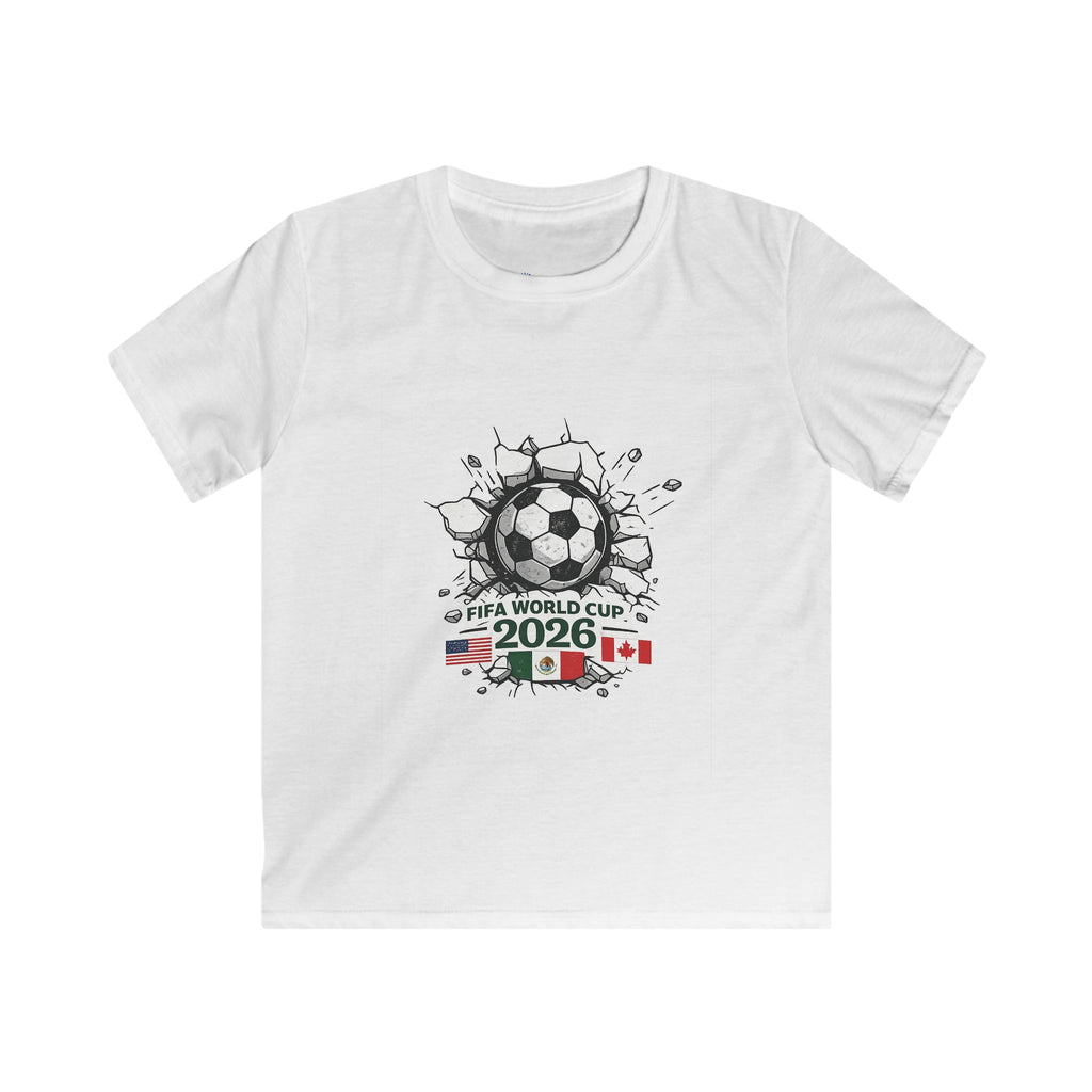 Kids Soccer T‑Shirt — Soccer Cup 2026 Canada/Mexico/USA Design