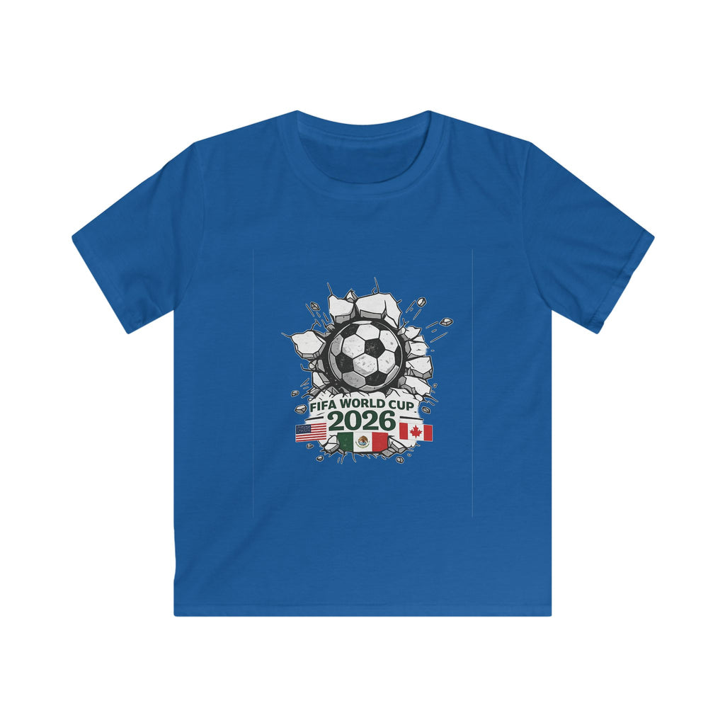 Kids Soccer T‑Shirt — Soccer Cup 2026 Canada/Mexico/USA Design