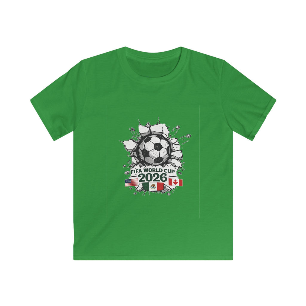 Kids Soccer T‑Shirt — Soccer Cup 2026 Canada/Mexico/USA Design