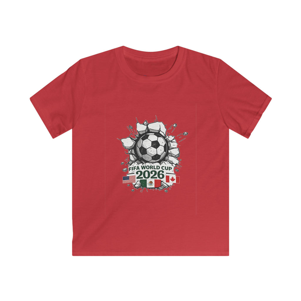 Kids Soccer T‑Shirt — Soccer Cup 2026 Canada/Mexico/USA Design