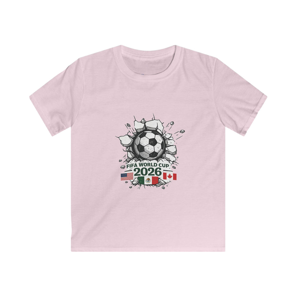 Kids Soccer T‑Shirt — Soccer Cup 2026 Canada/Mexico/USA Design