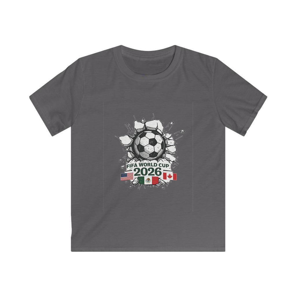Kids Soccer T‑Shirt — Soccer Cup 2026 Canada/Mexico/USA Design