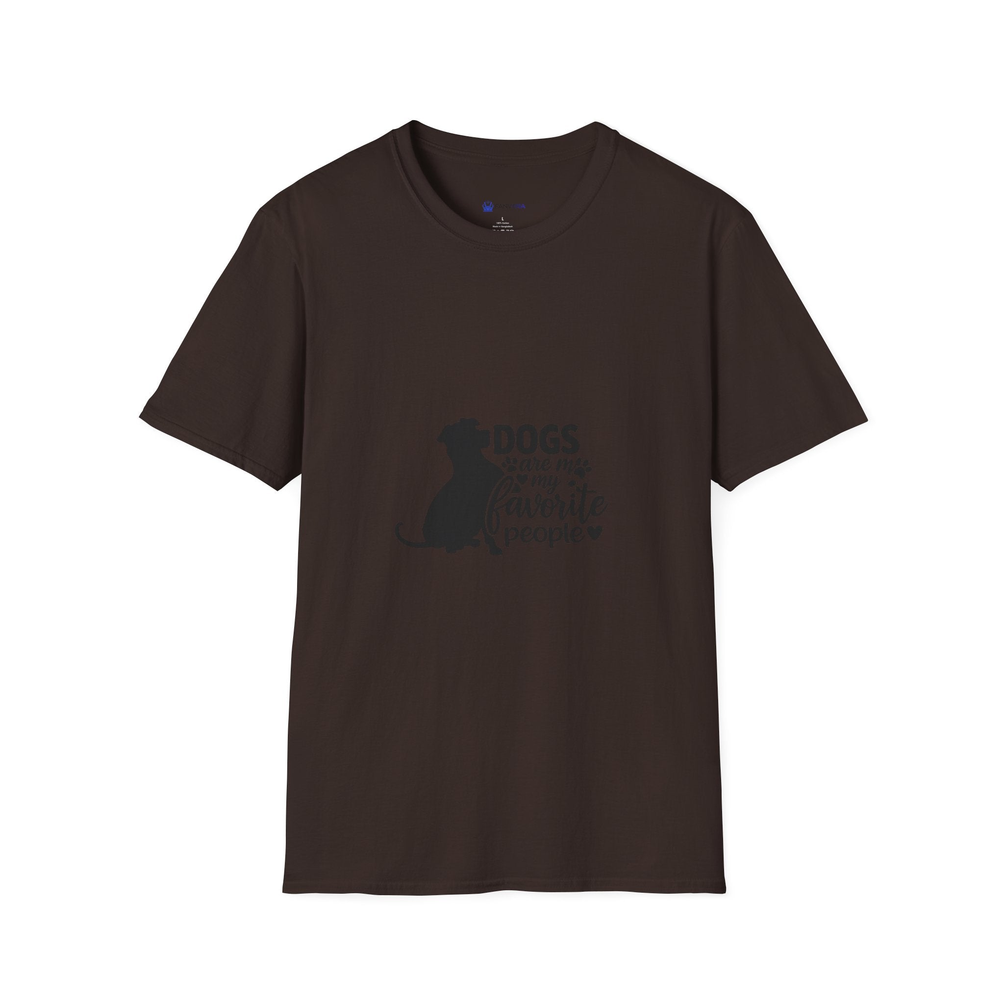 Dog Lover T-Shirt — “Dogs Are My Favorite People” Graphic Tee