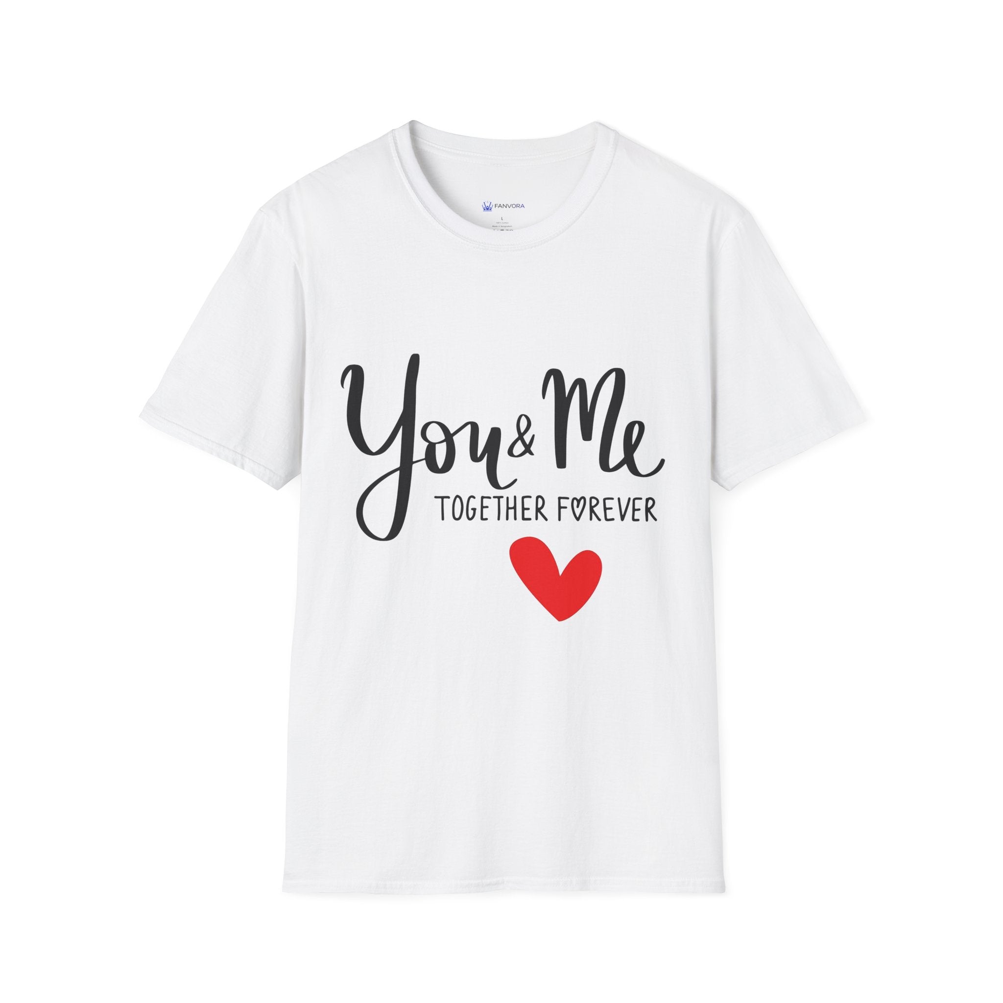 You & Me Together Forever T‑Shirt — Romantic Couple Heart Tee