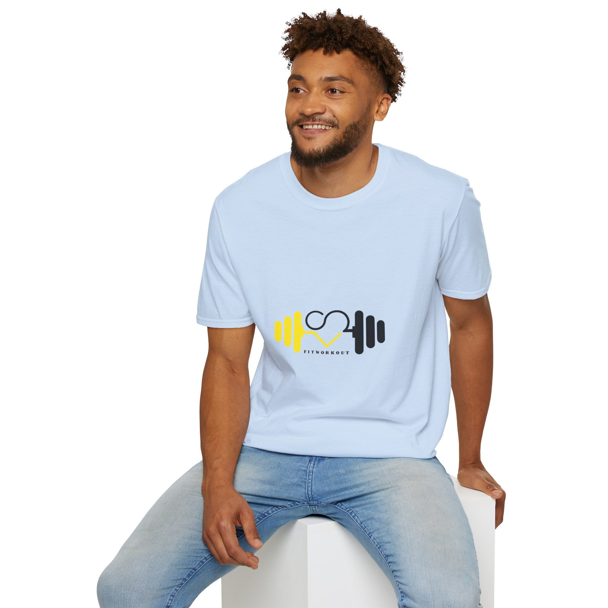 Weightlifting Heart Barbell T-Shirt — Fitness Gym Crusher Tee