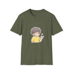 Cute Boy Cartoon Heart T-Shirt – Kawaii Cute Kid Character Tee