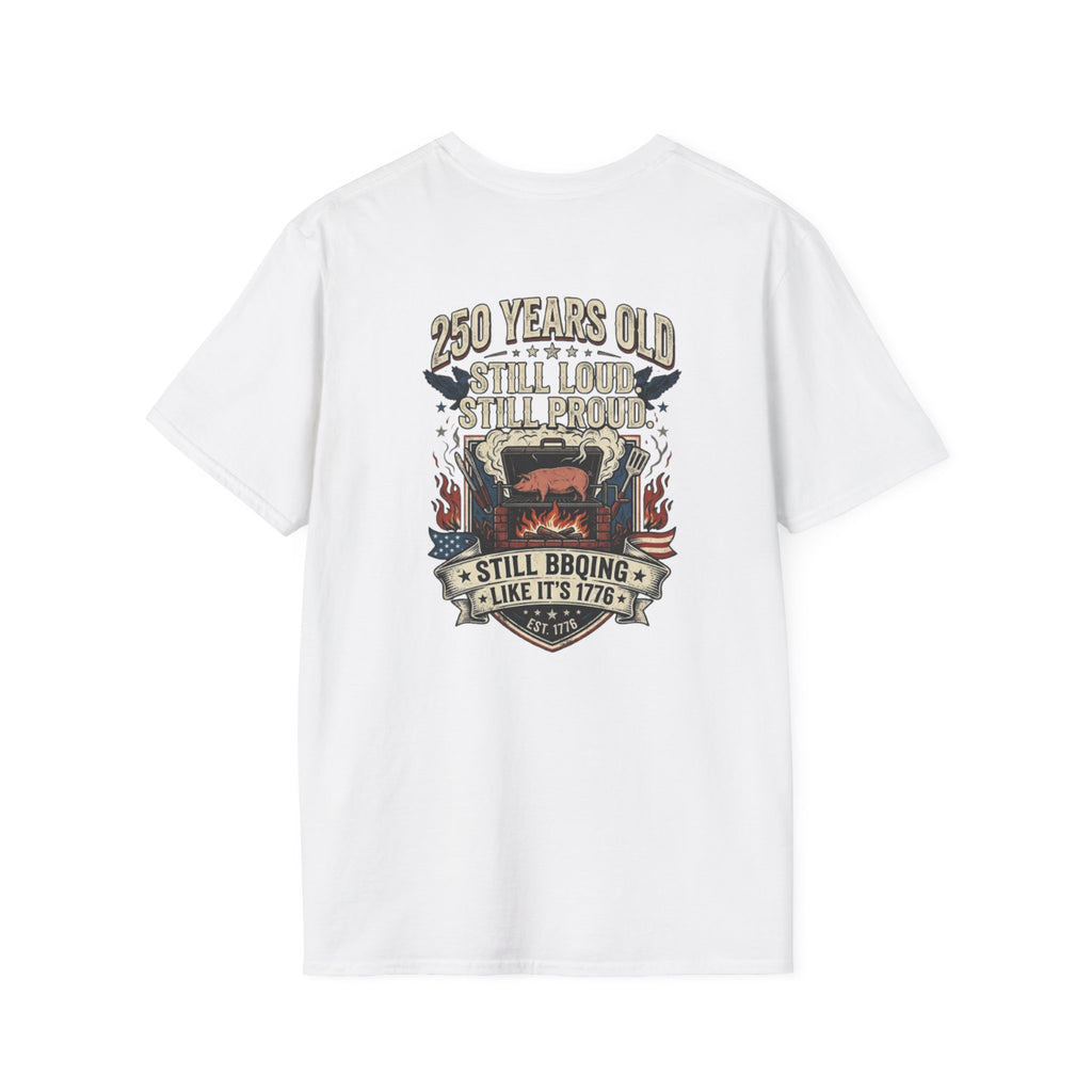 250th Anniversary - 4th of July Patriot Graphic T-Shirt — Patriotic '250' Celebration Design