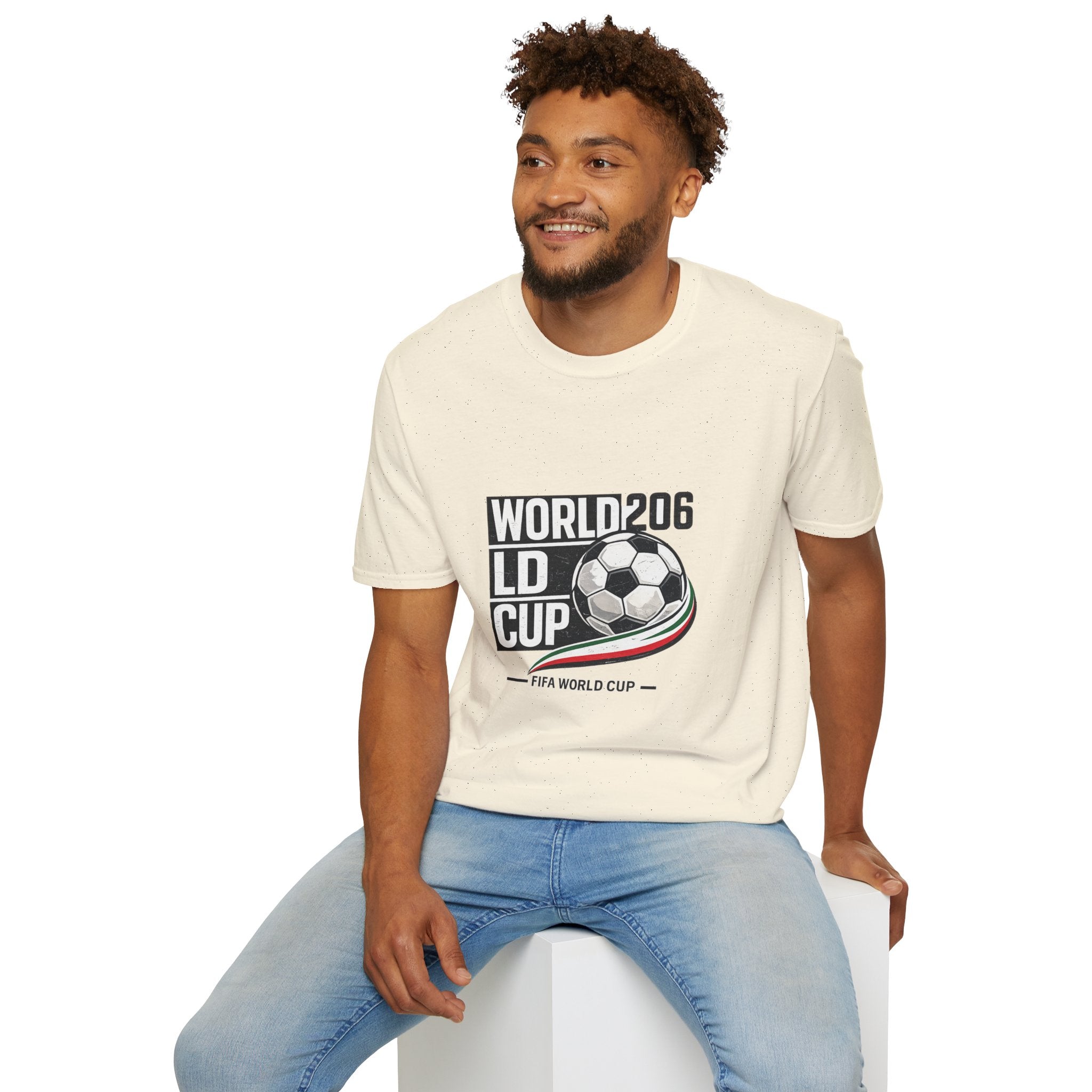 World 206 LD Cup Soccer T-Shirt — soccer Graphic Tee