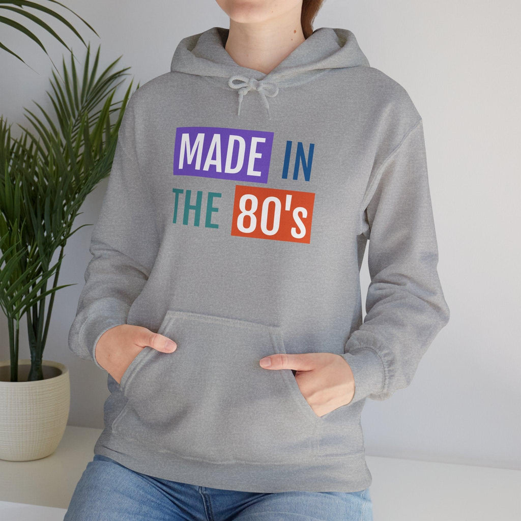 Made in the 80's Hoodie — Retro '80s Babe Vintage Graphic Sweatshirt.