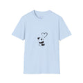 Panda Love T-Shirt — Cute Minimalist Heart Panda Tee
