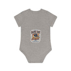 Baby Bodysuit - "France #10 Footballer Rising Star Fan Version" Future Soccer Player & Game Day Energy Organic Baby Onesie.