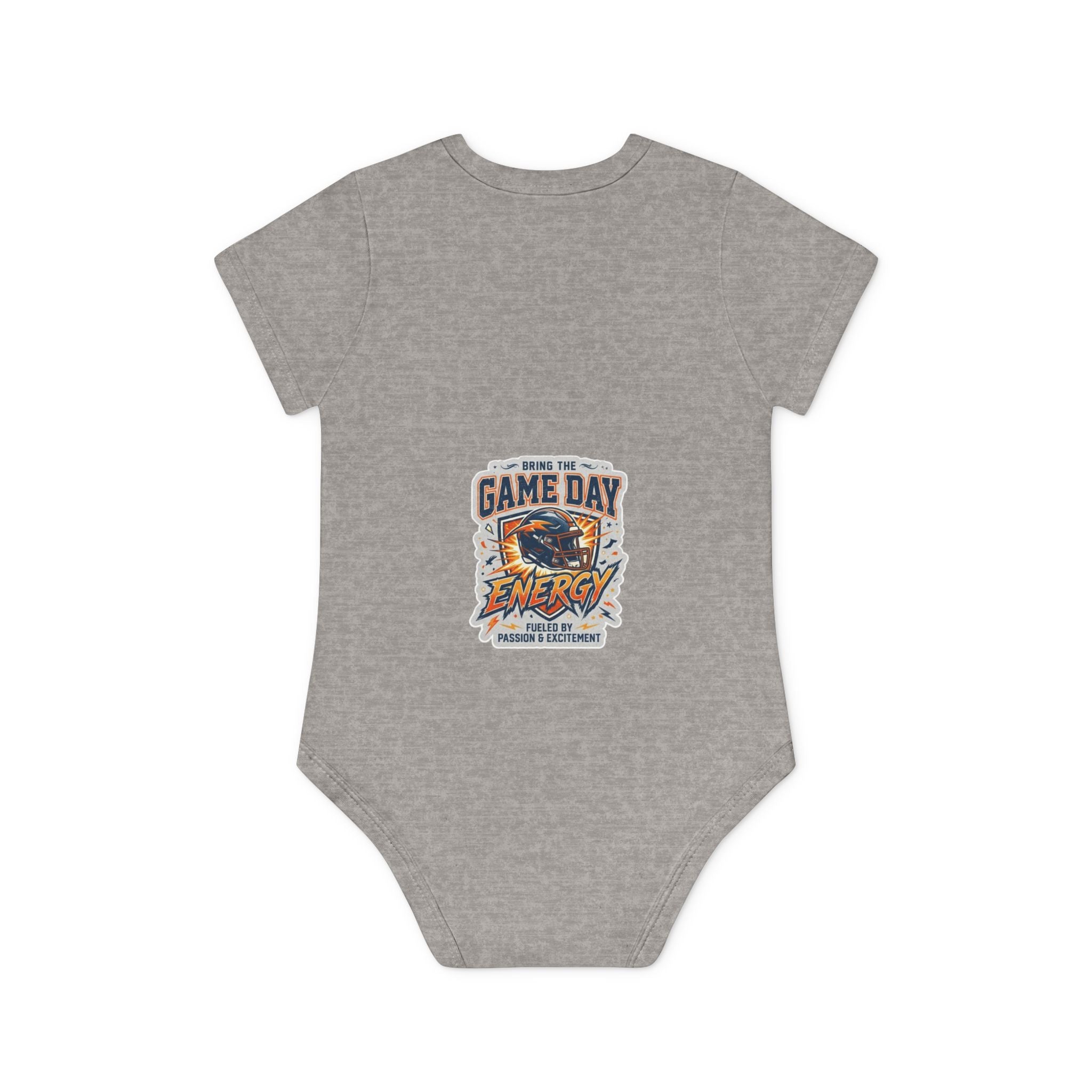 Baby Bodysuit - "France #10 Footballer Rising Star Fan Version" Future Soccer Player & Game Day Energy Organic Baby Onesie