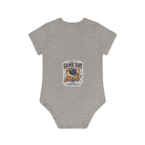 Baby Bodysuit - "France #10 Football Rising Star Fan Version" Future Soccer Player & Game Day Energy Organic Baby Onesie