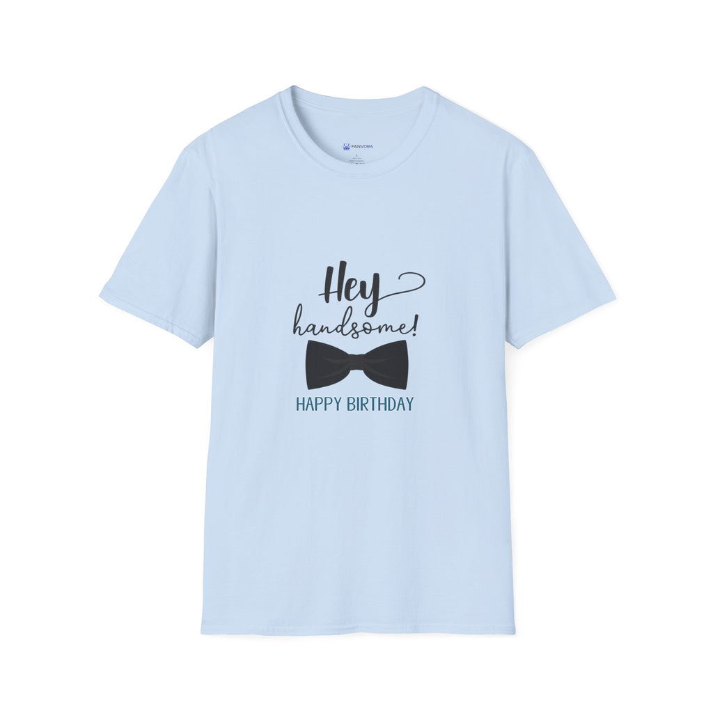 Hey Handsome! T-Shirt — Cute Bow Tie Birthday Tee