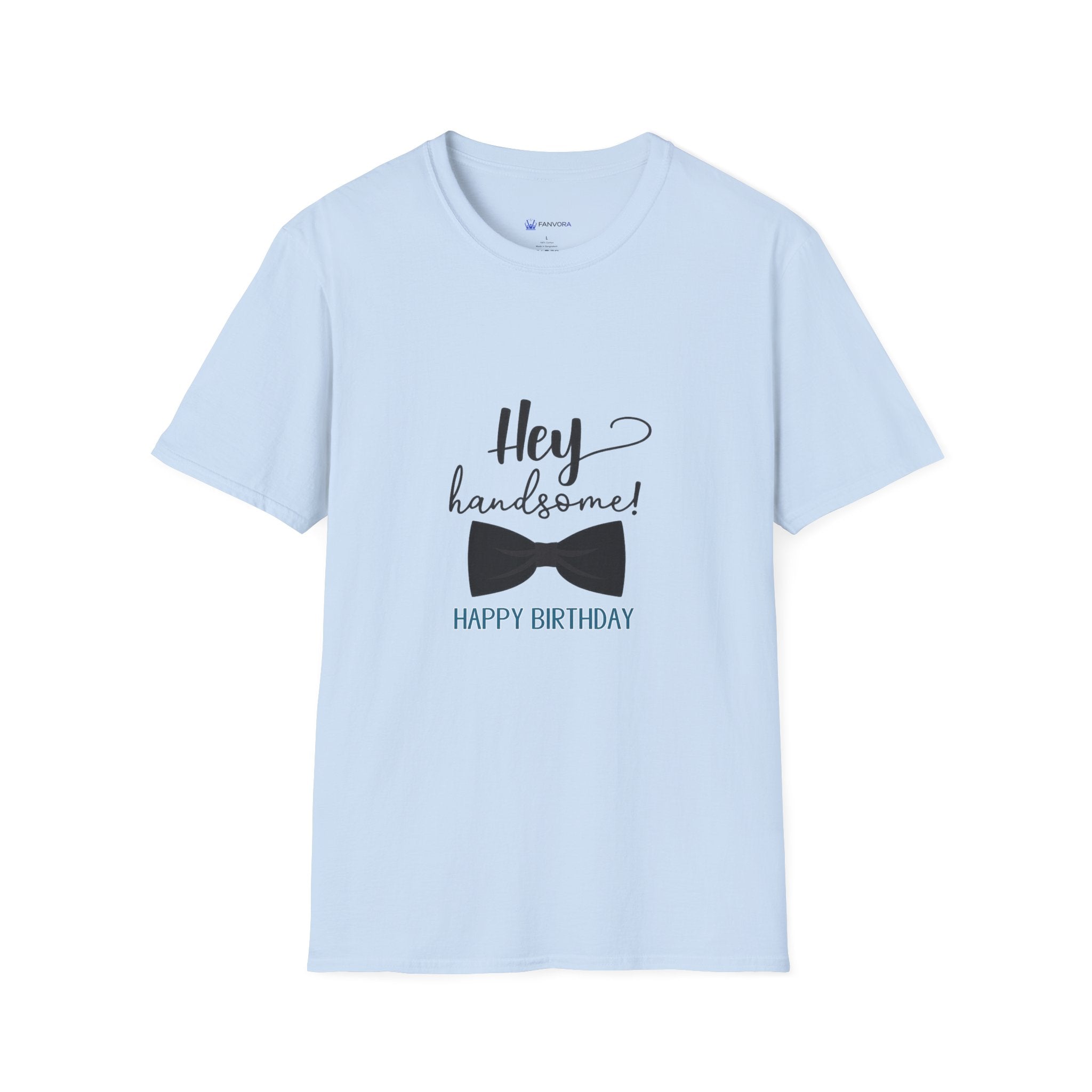 Hey Handsome! T-Shirt — Cute Bow Tie Birthday Tee