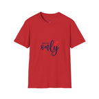 She's My Only T-Shirt — Romantic Couples Graphic Tee with Hearts