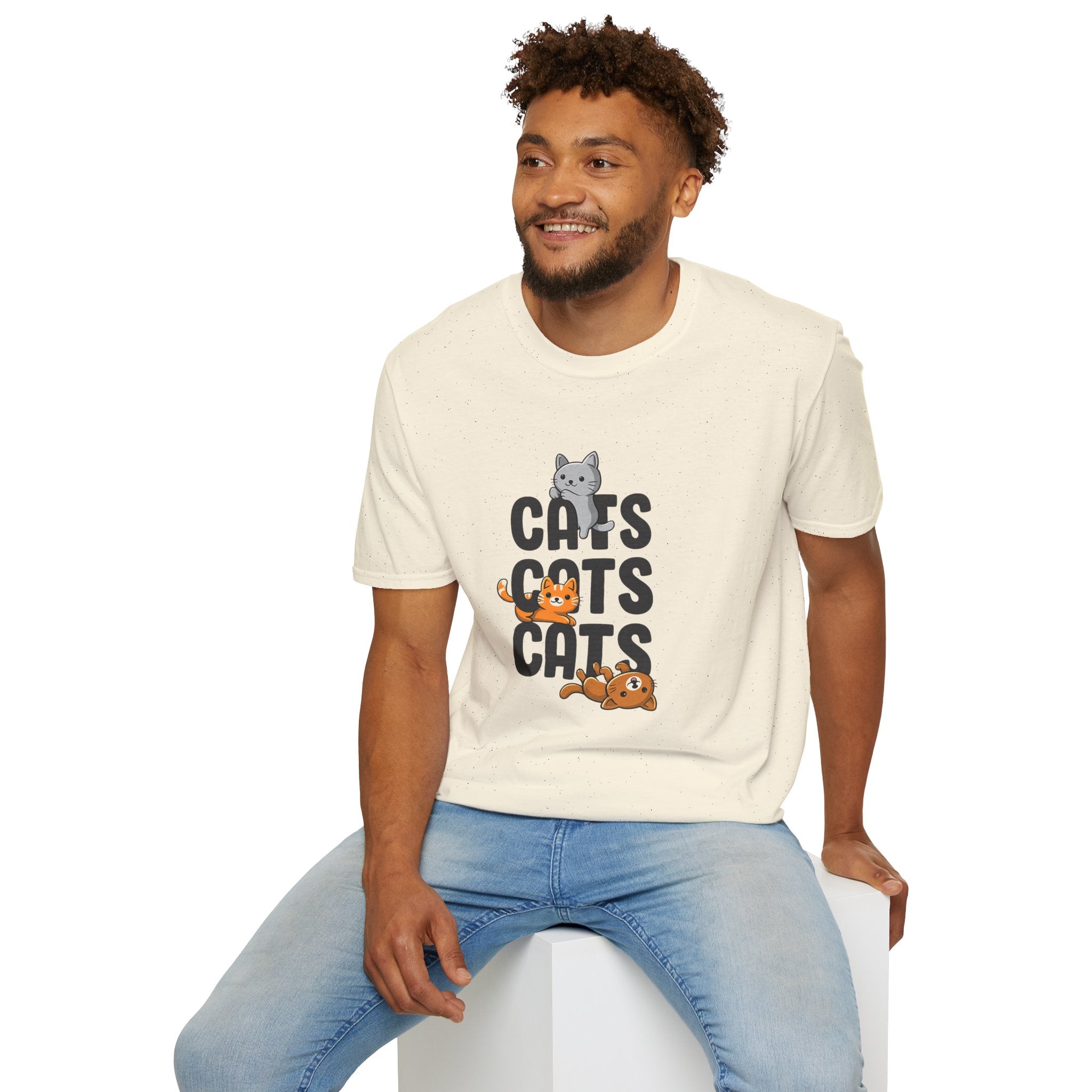 Cats Cats Cats T-Shirt — Cute Kitten Graphic Tee for Cat Lovers