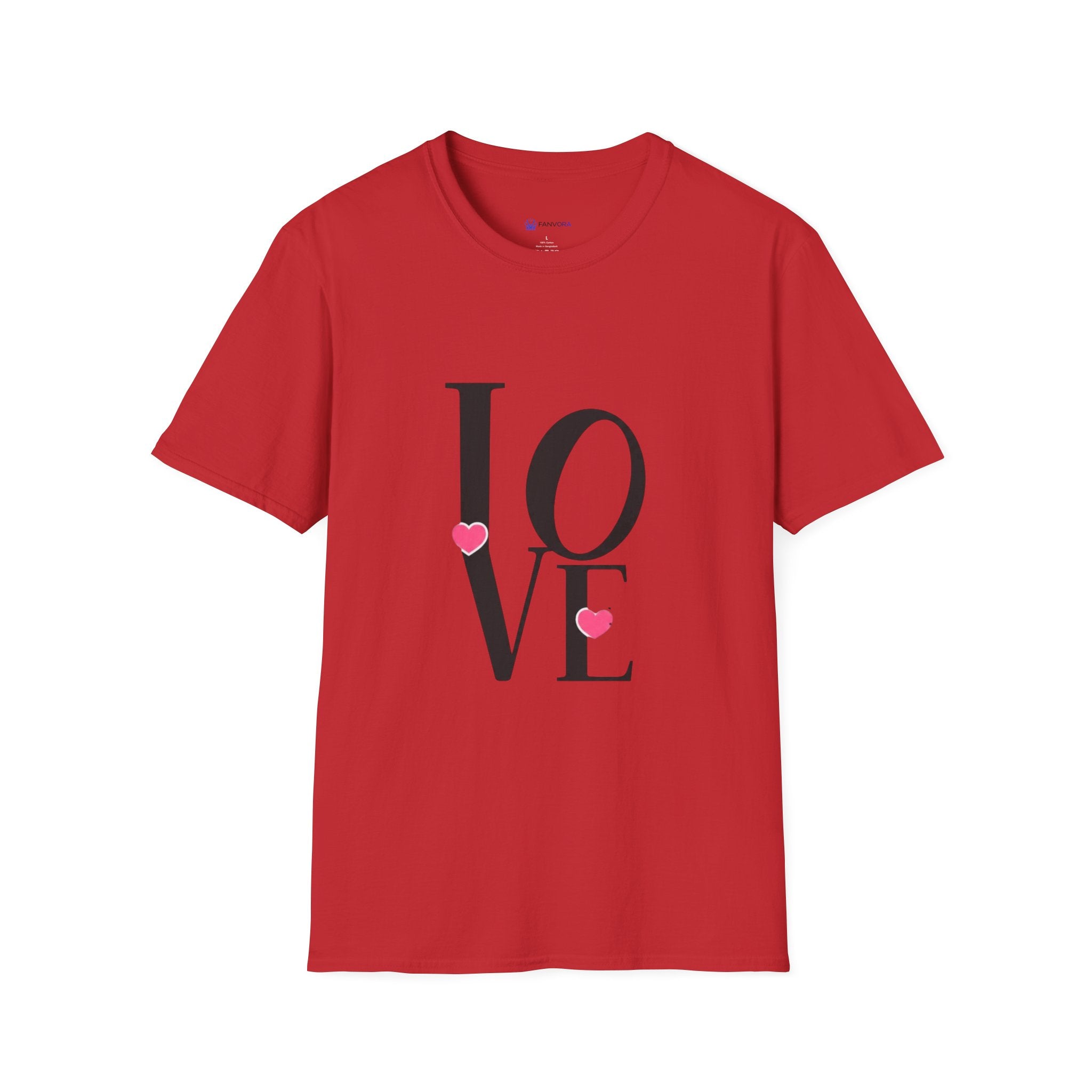 LOVE Heart Graphic T-Shirt — Romantic Valentine's Day Tee