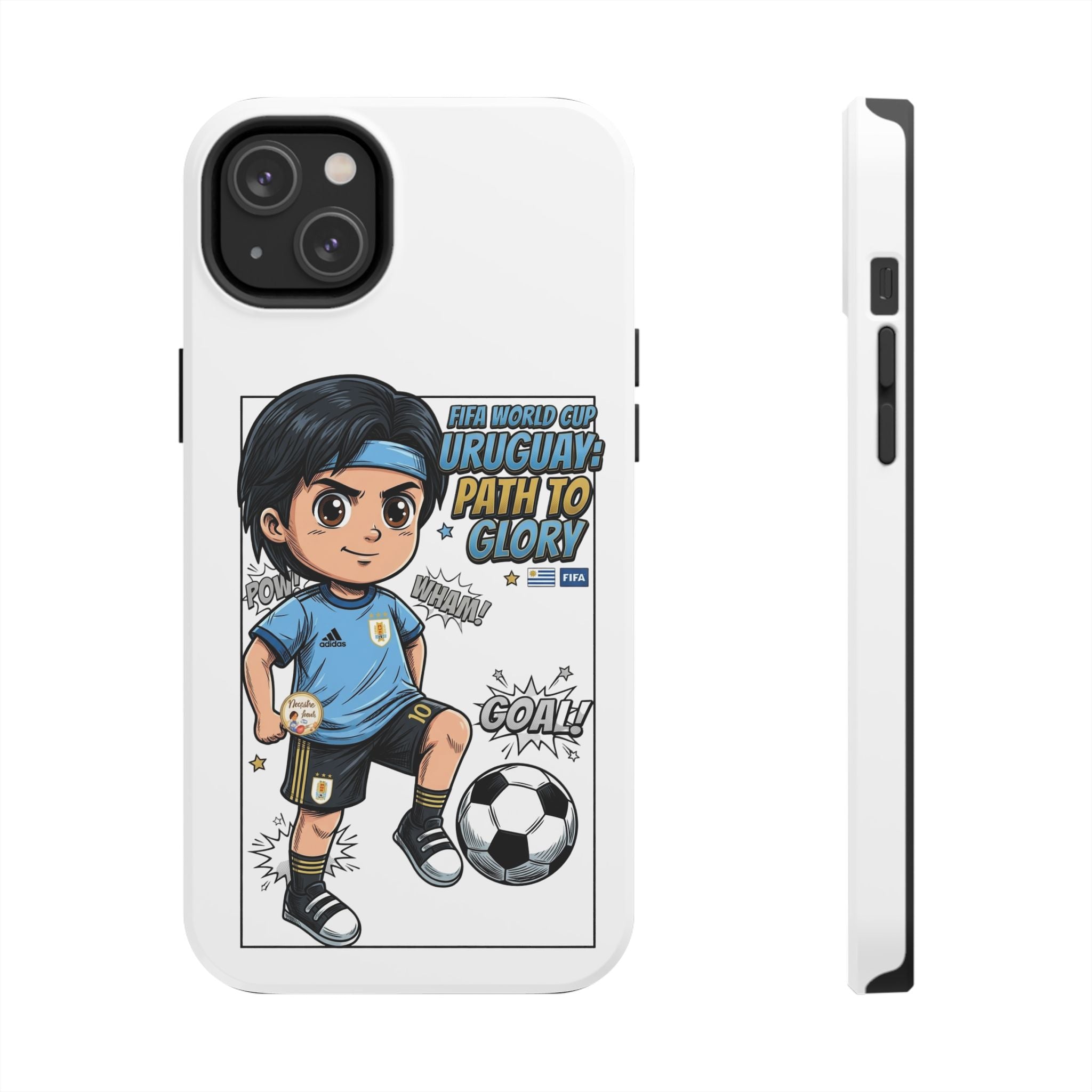 Uruguay Soccer Phone Case — Path to Glory "Goal!" Design