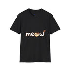 Cat Meow T-Shirt — Cute Cartoon Kitty Graphic Tee