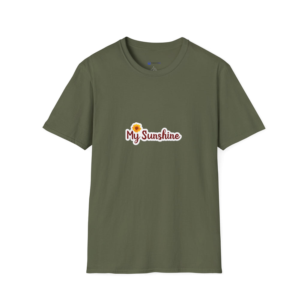T-Shirt — "My Sunshine" Floral Pocket Logo Tee