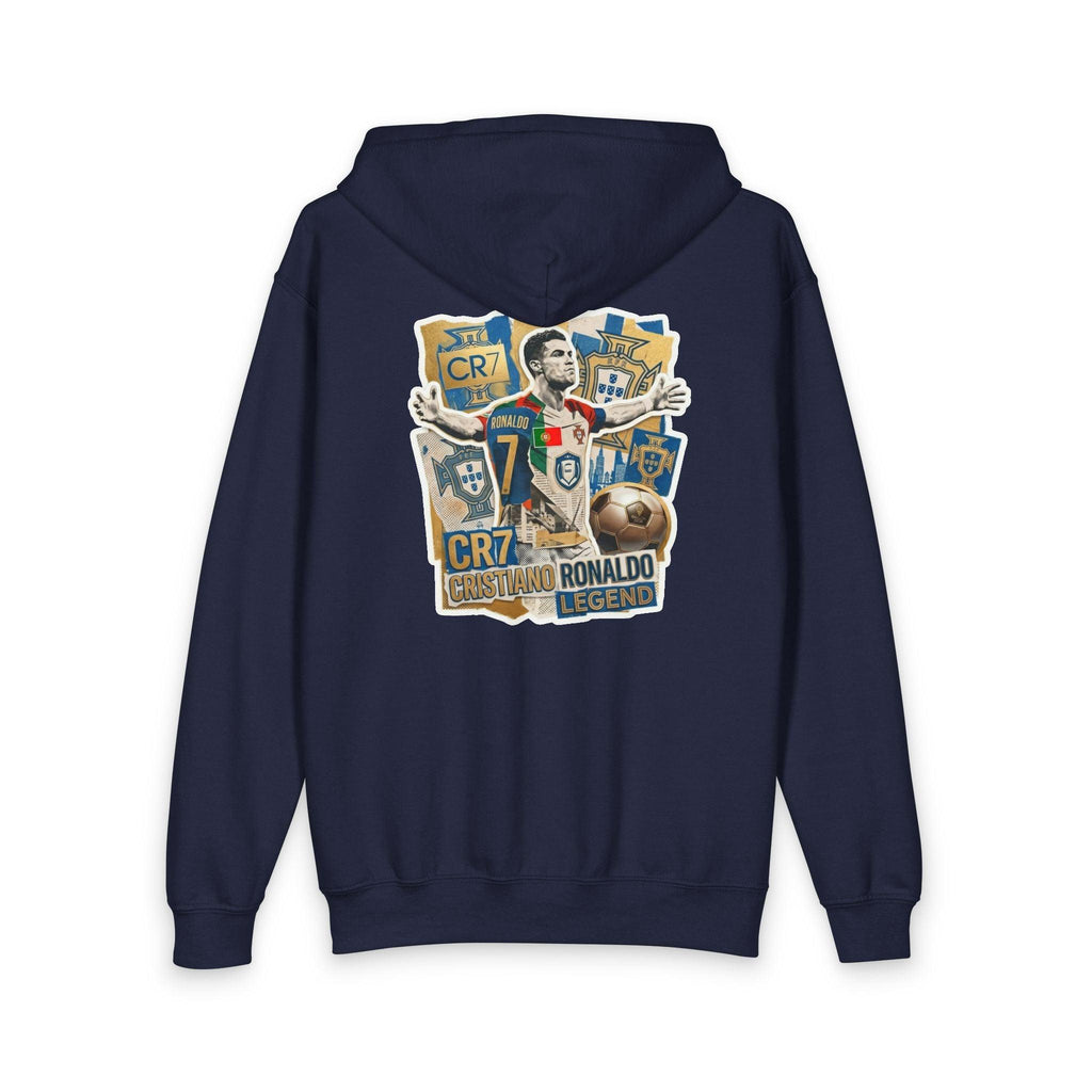 Youth CR7 Fan Inspired Collage Zipped Hoodie - World Cup 2026.