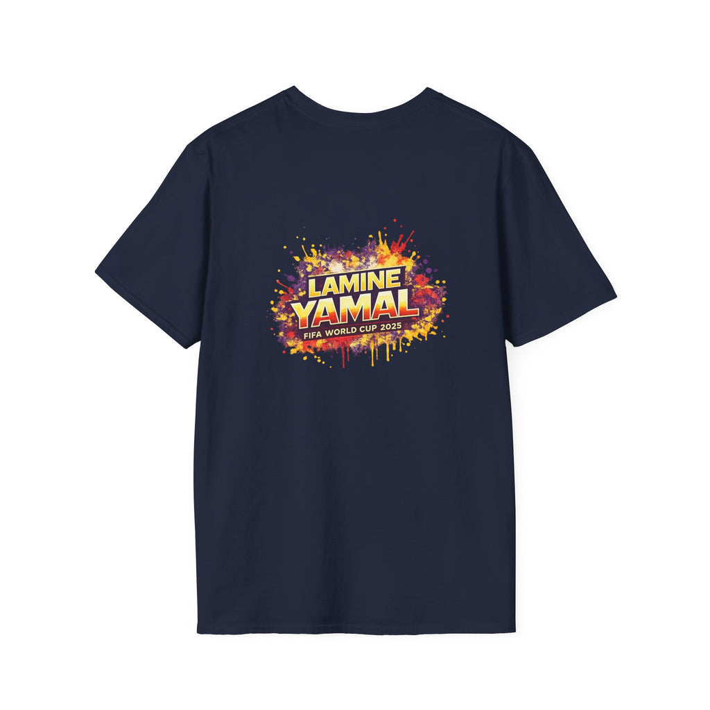 Soccer Player Portrait T-Shirt — 'Spain Legend' Watercolor Graphic Tee