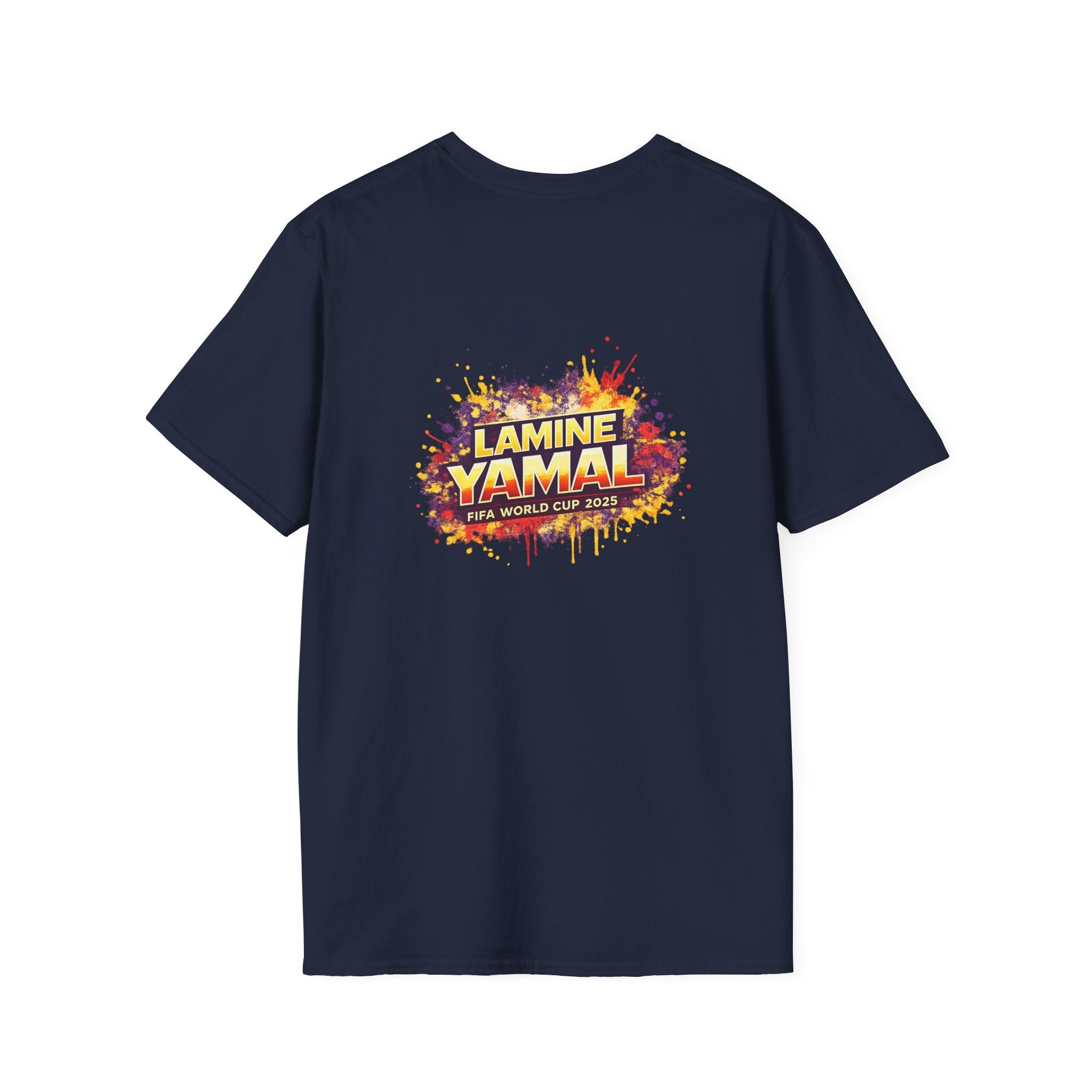 Soccer Player Portrait T-Shirt — 'Spain Legend' Watercolor Graphic Tee