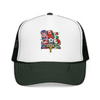 soccer cup 2026 Foam Trucker Hat — USA Soccer Patch Design