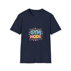 Gym Mode T-Shirt — Cute Barbell Fitness Tee for Gym Lovers