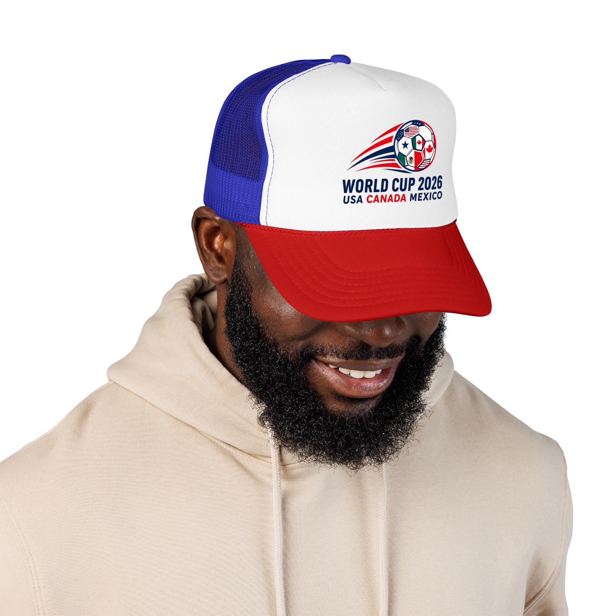 Soccer Cup 2026 Trucker Hat — USA Canada Mexico Soccer Cap