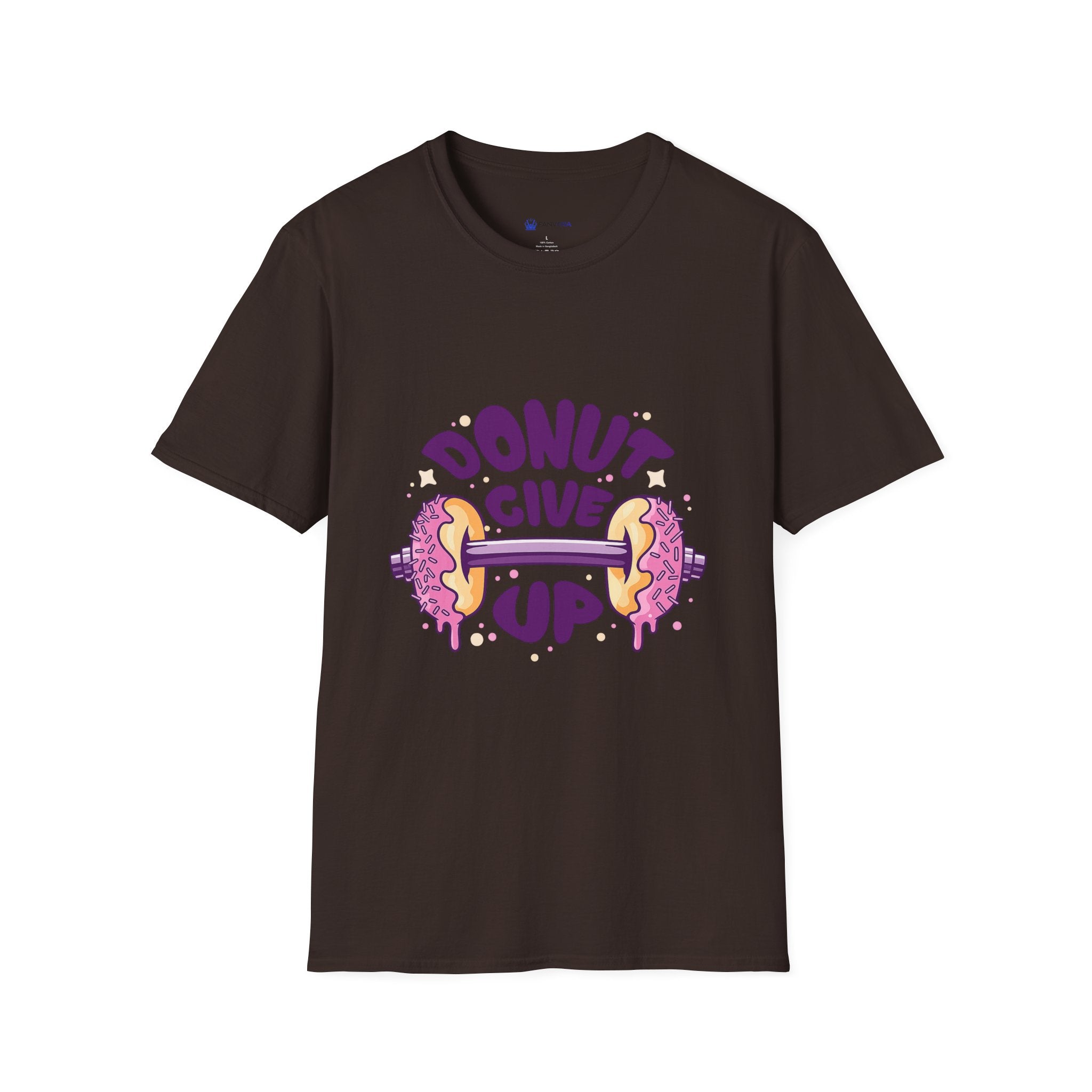 Donut Give Up T-Shirt — Funny Motivational Doughnut Graphic Tee