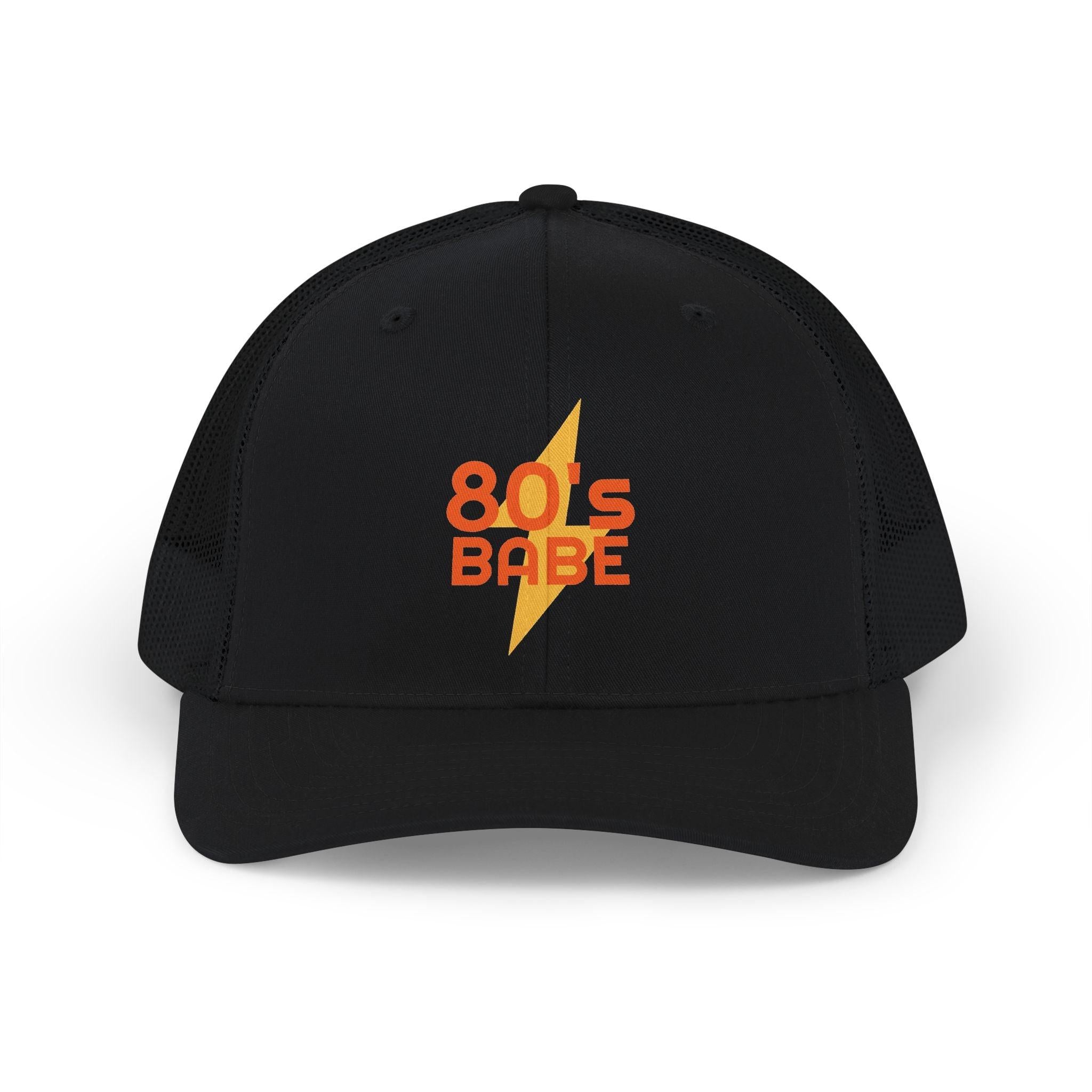 80’s Babe retro lightning bolt trucker cap