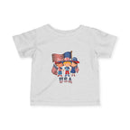 Infant 4th of July Tee — Cute USA Baby Patriotic Shirt.