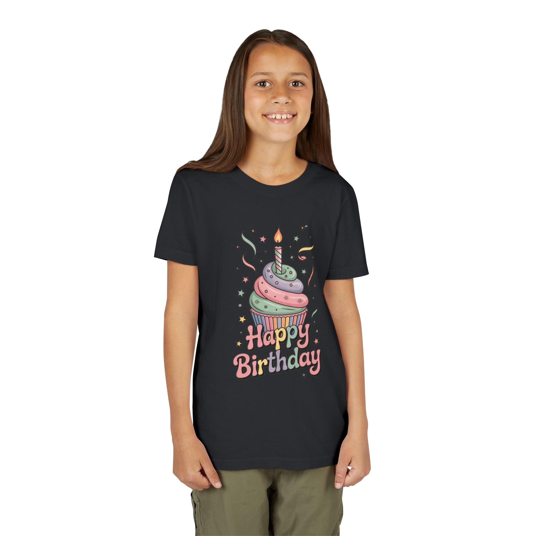 Kids "Happy Birthday" Cupcake Tee