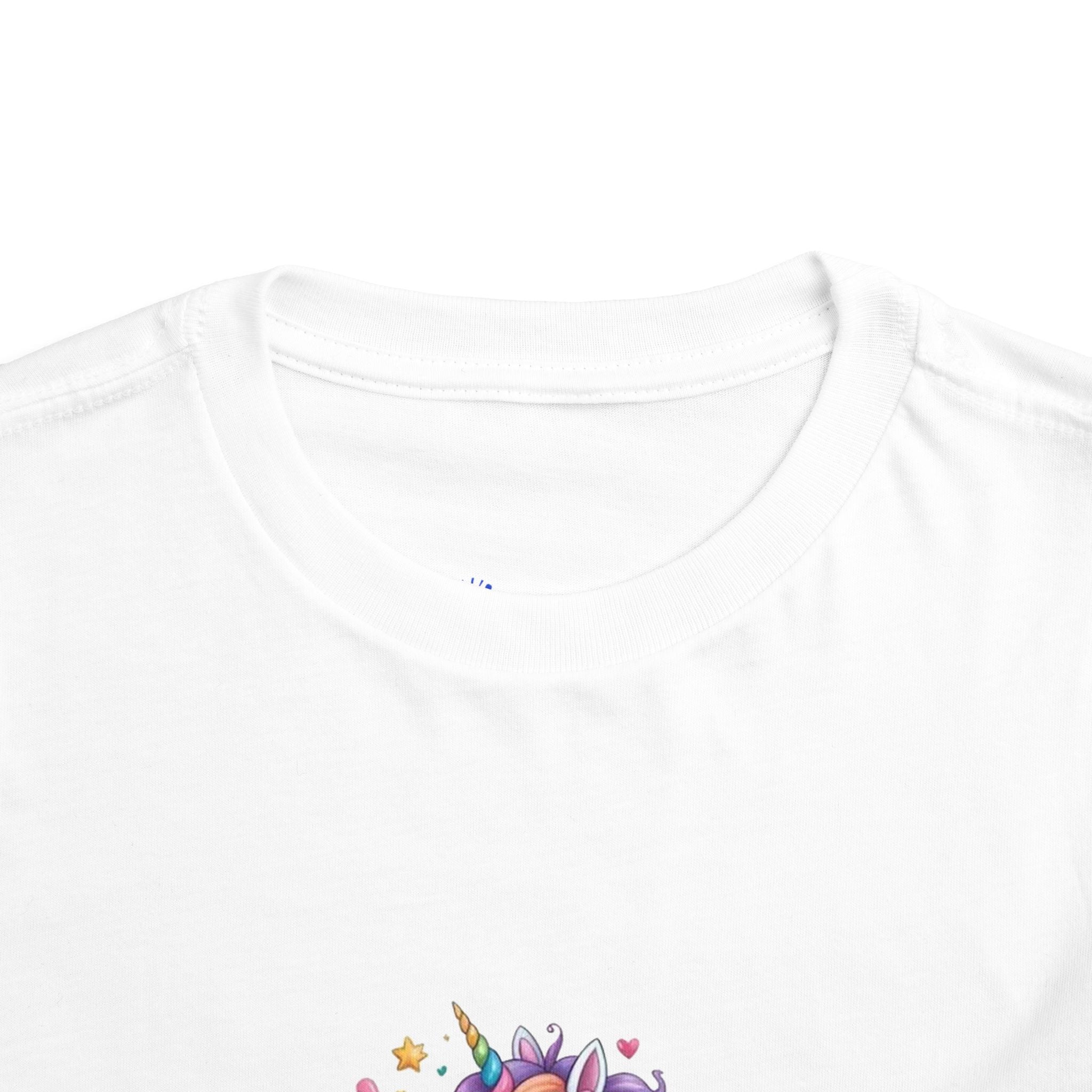4th Birthday Unicorn Toddler Tee — "Birthday Girl"