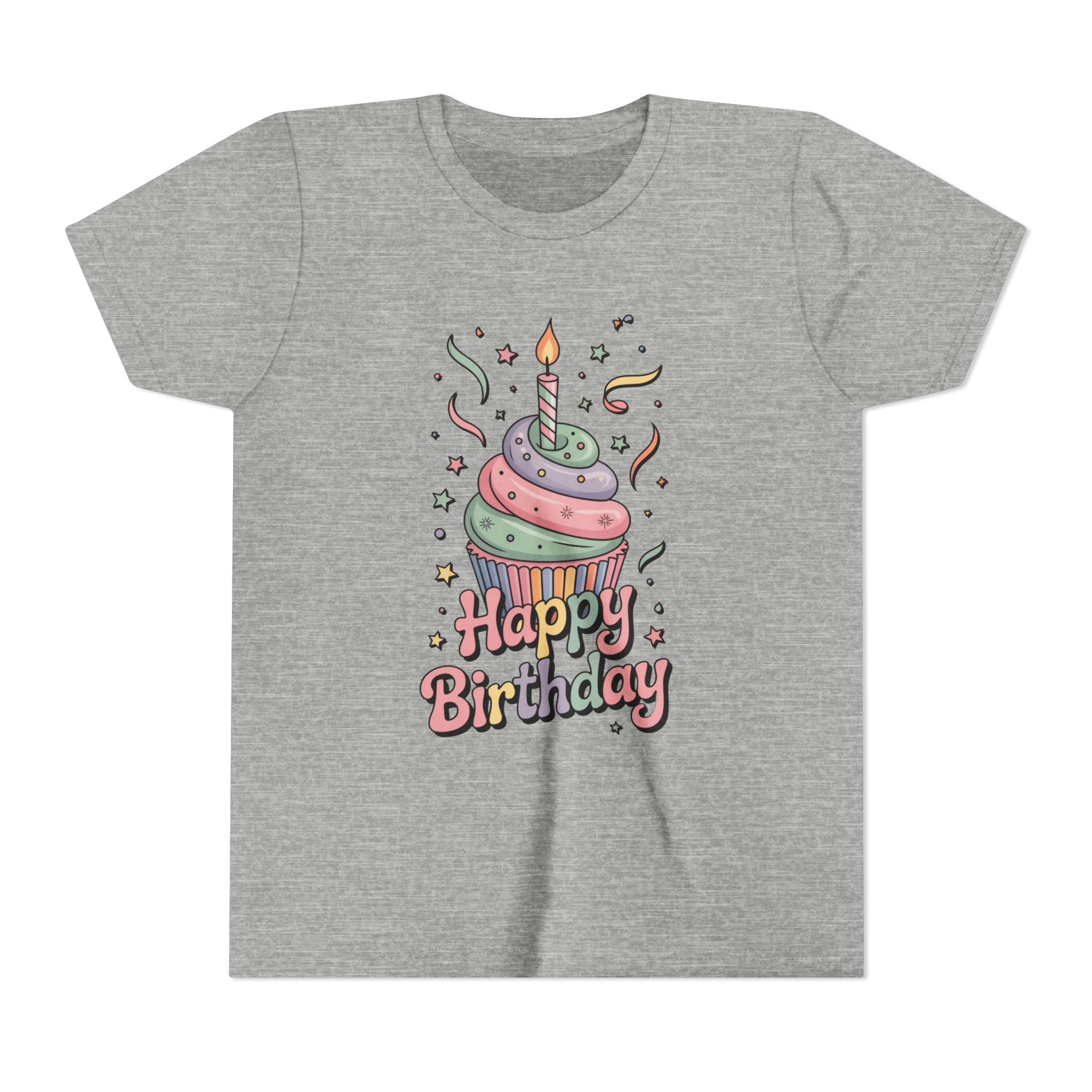 Kids "Happy Birthday" Cupcake Tee
