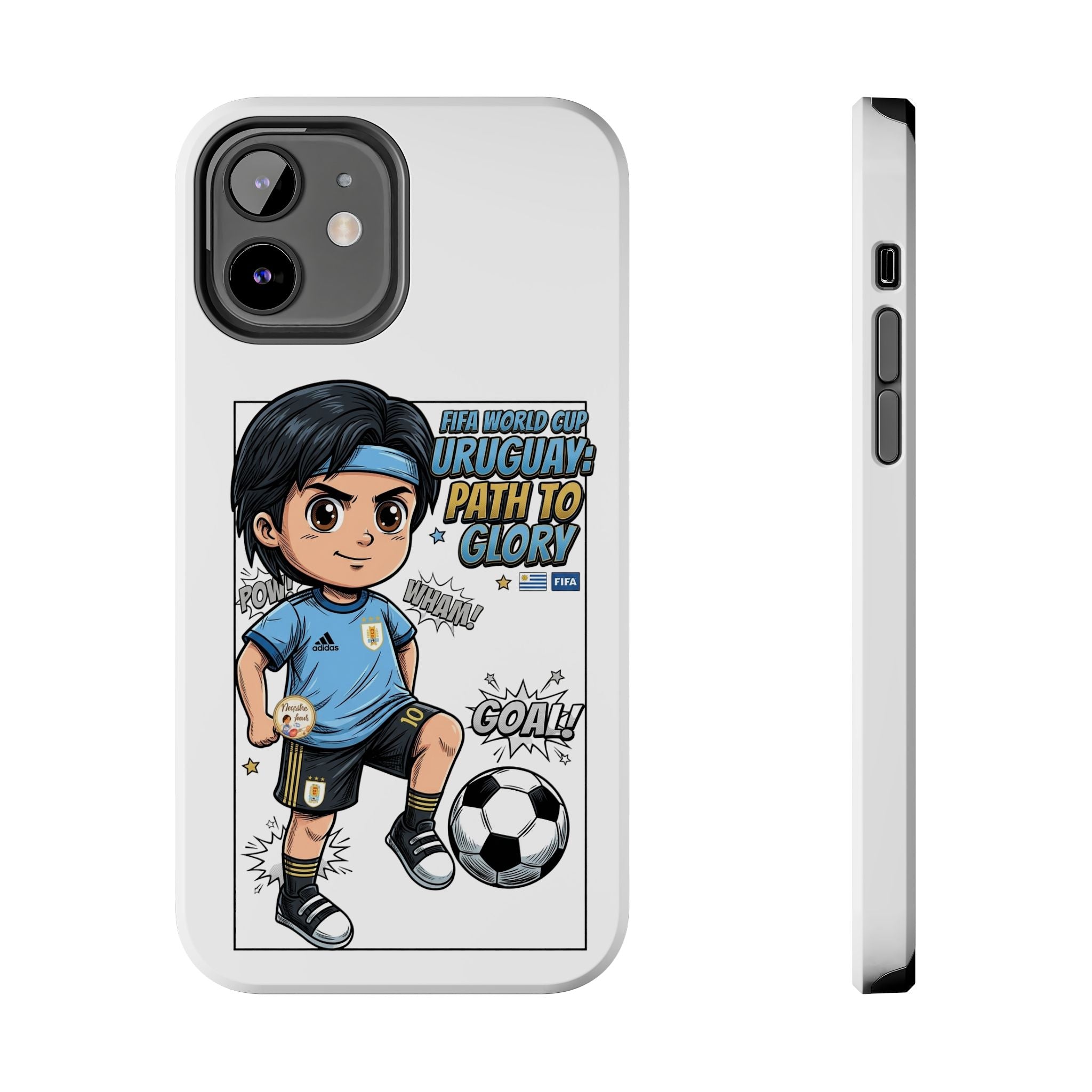Uruguay Soccer Phone Case — Path to Glory "Goal!" Design