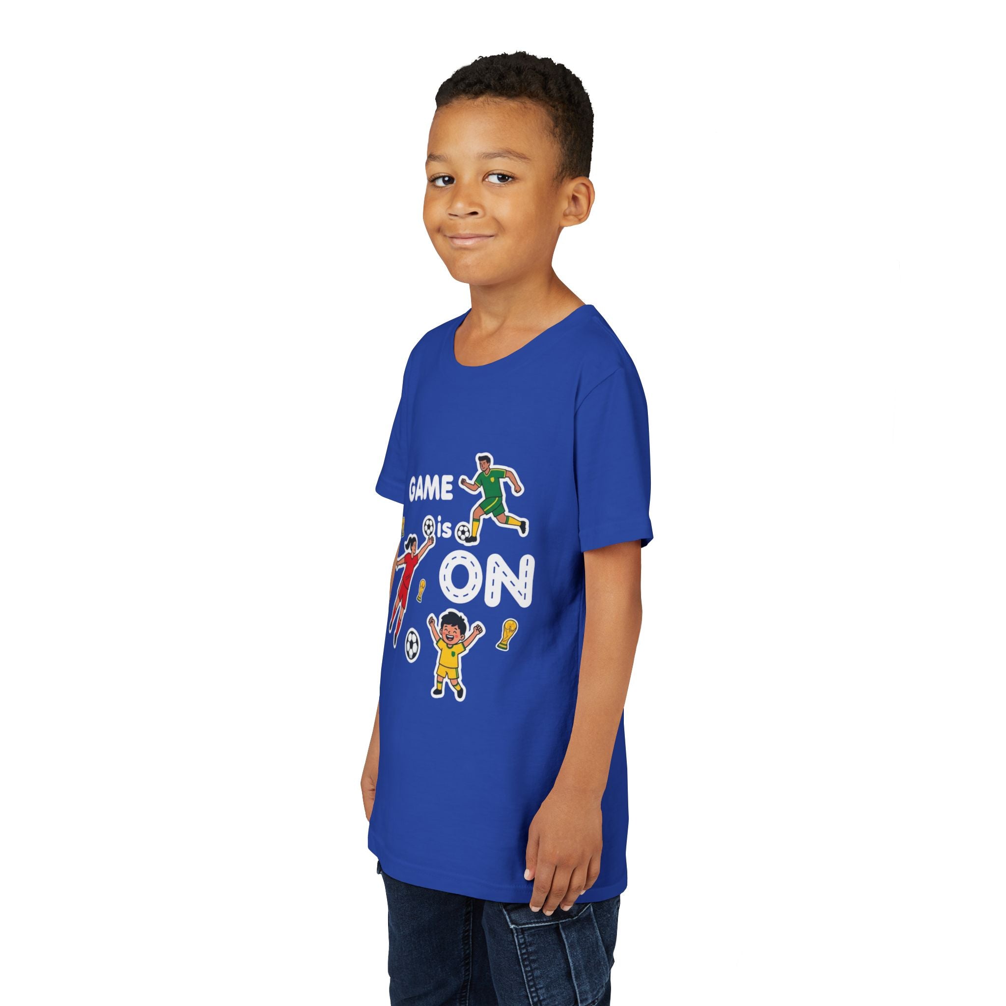 Kids Soccer Players T-Shirt 2026— Youth Football Team Tee