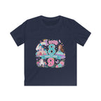 Girls' Princess 8th Birthday T-Shirt — "This Is How I Turn 8" Floral Castle Tee