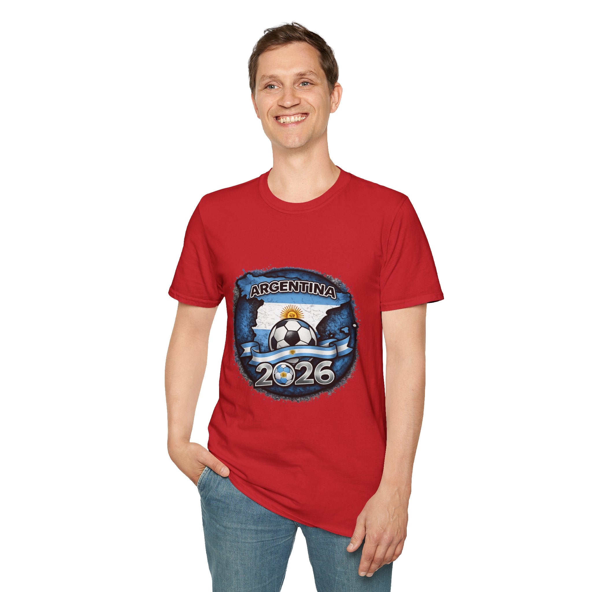 Argentina Soccer T‑Shirt 2026 — Fan Jersey