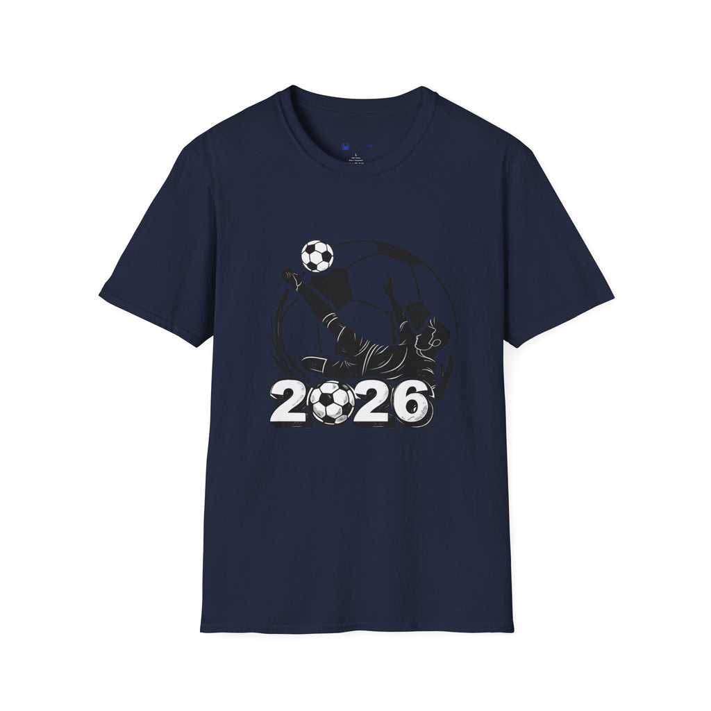 Soccer 2026 T-Shirt — Futbol Player Kick Graphic Tee