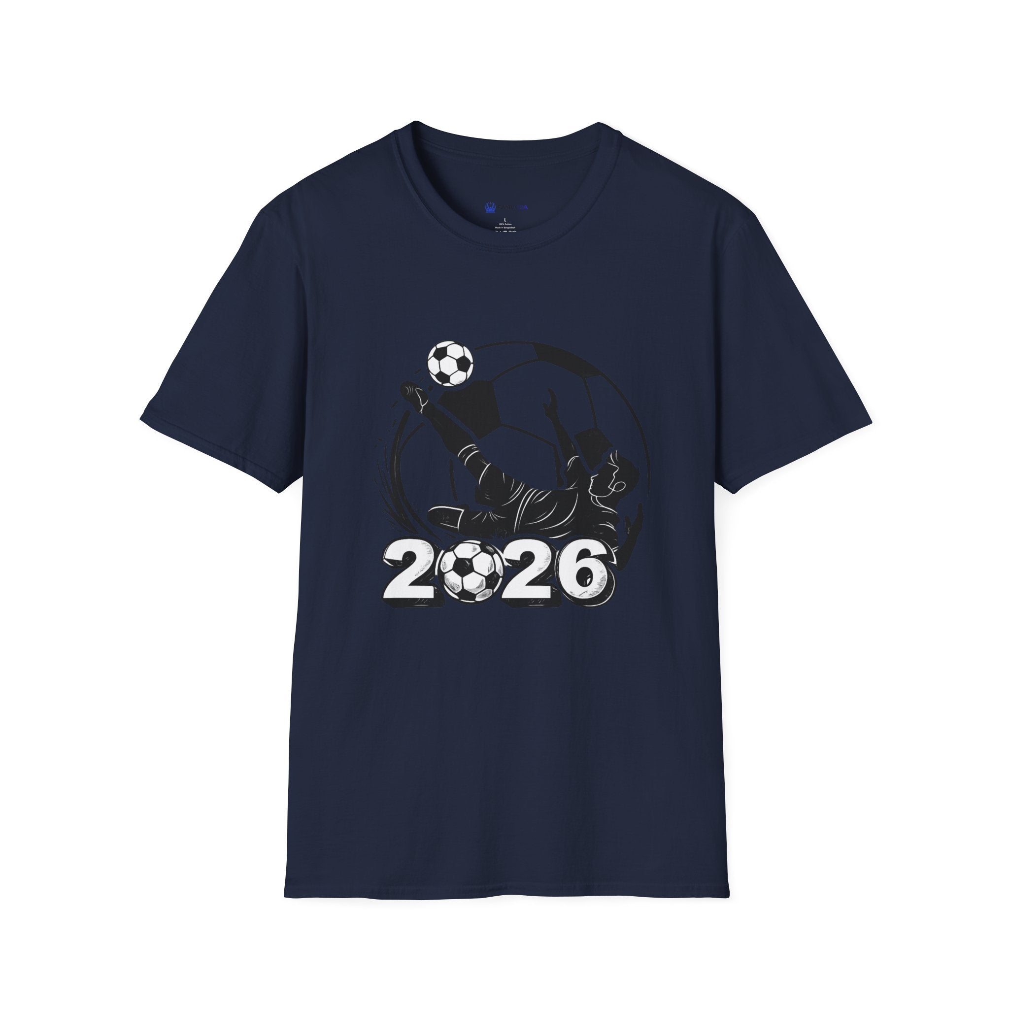 Soccer 2026 T-Shirt — Futbol Player Kick Graphic Tee