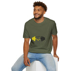 Weightlifting Heart Barbell T-Shirt — Fitness Gym Crusher Tee