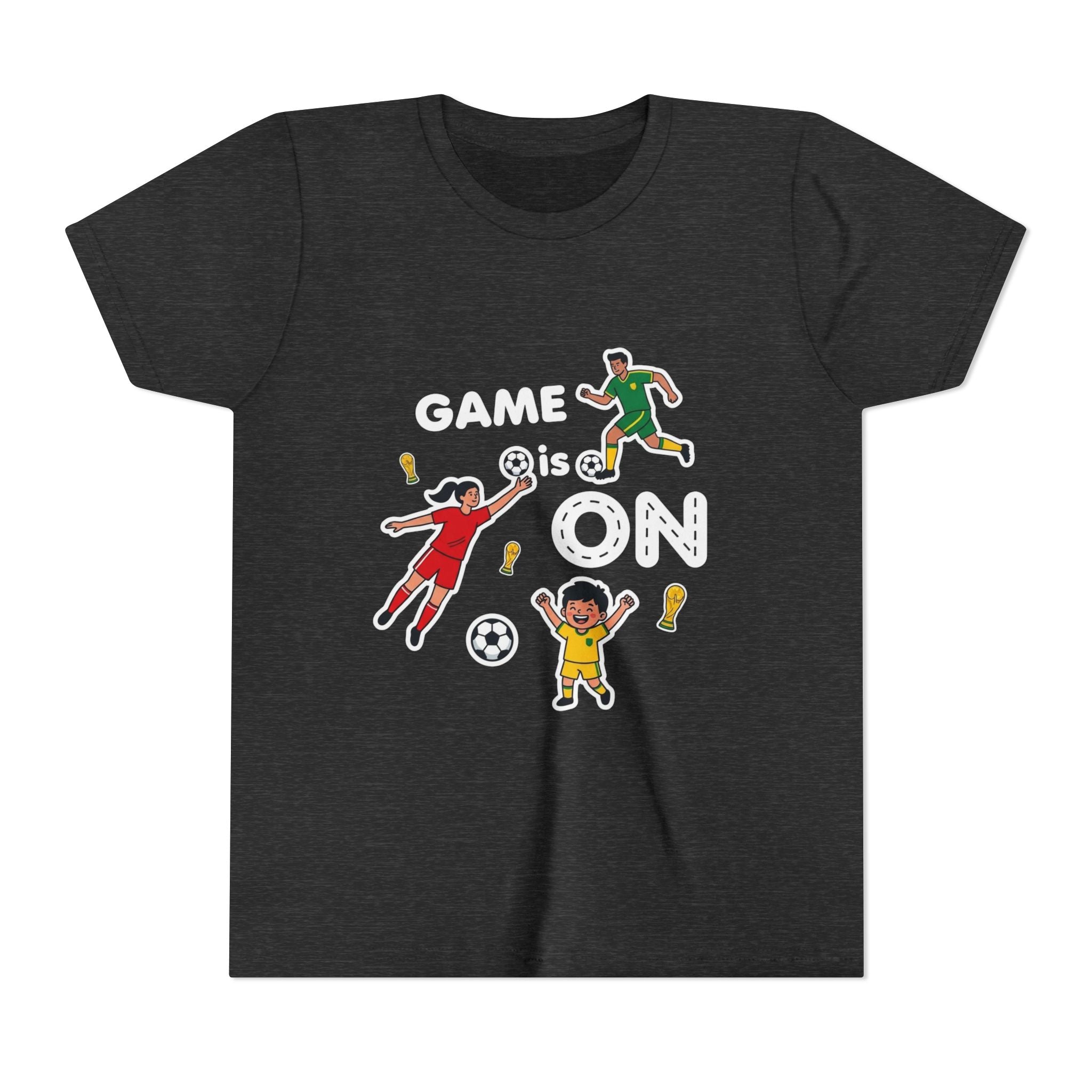Kids Soccer Players T-Shirt 2026— Youth Football Team Tee