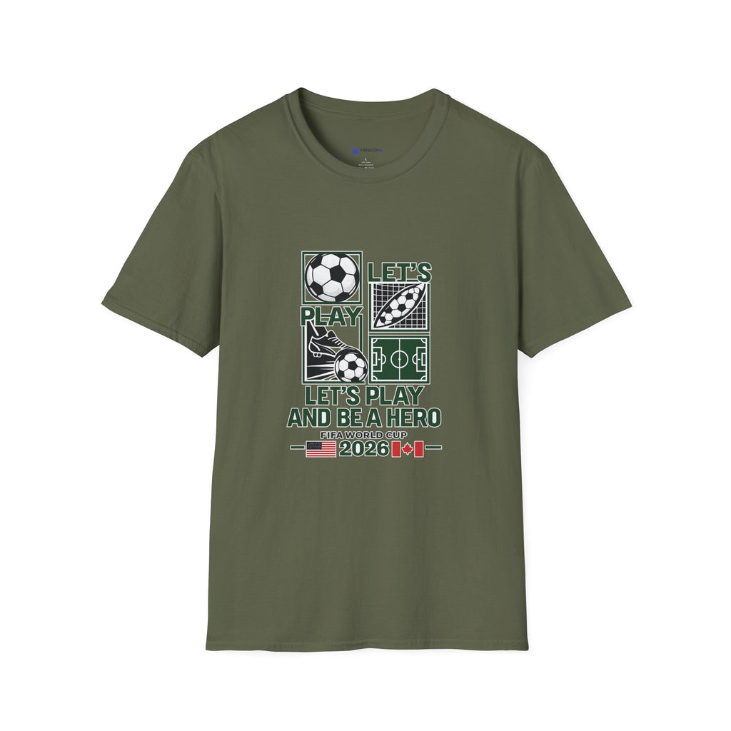 Soccer "Let's Play" T-Shirt — Fan Tee