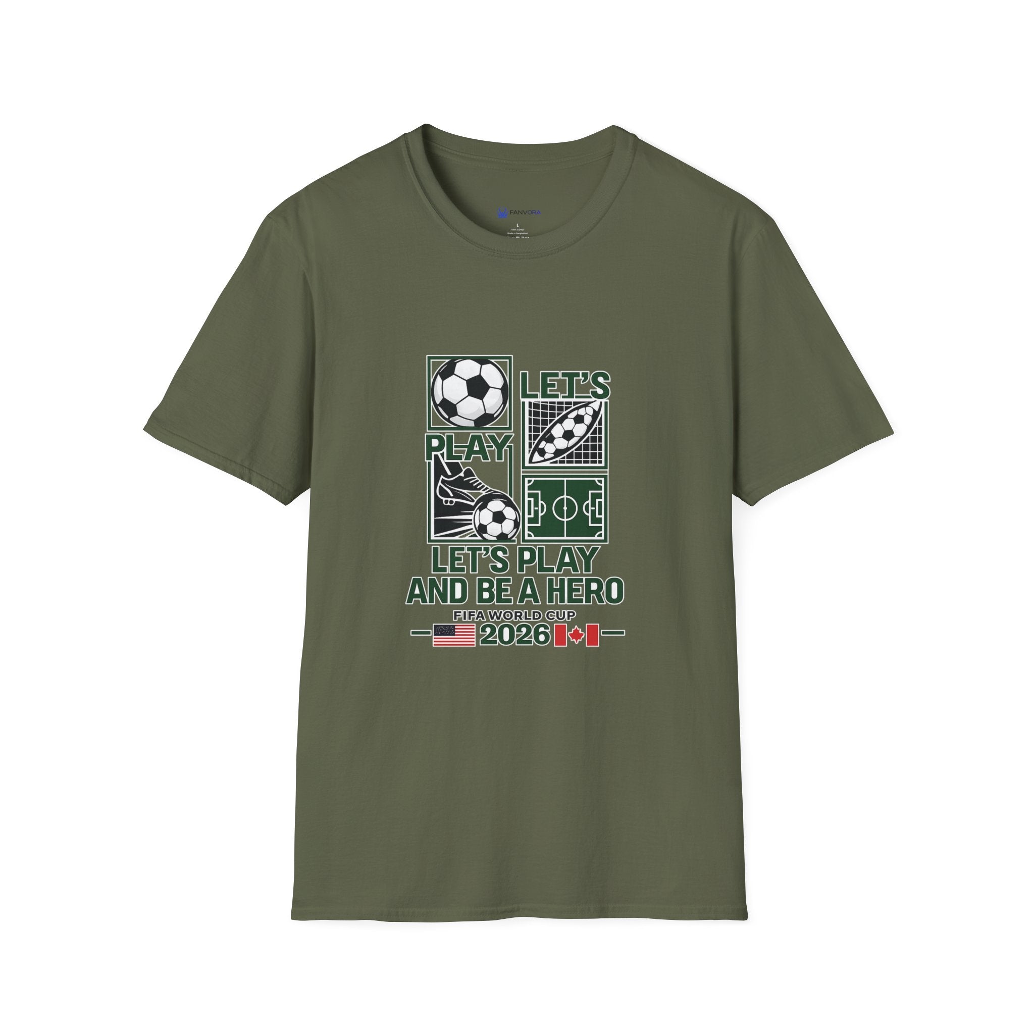 Soccer "Let's Play" T-Shirt — Fan Tee