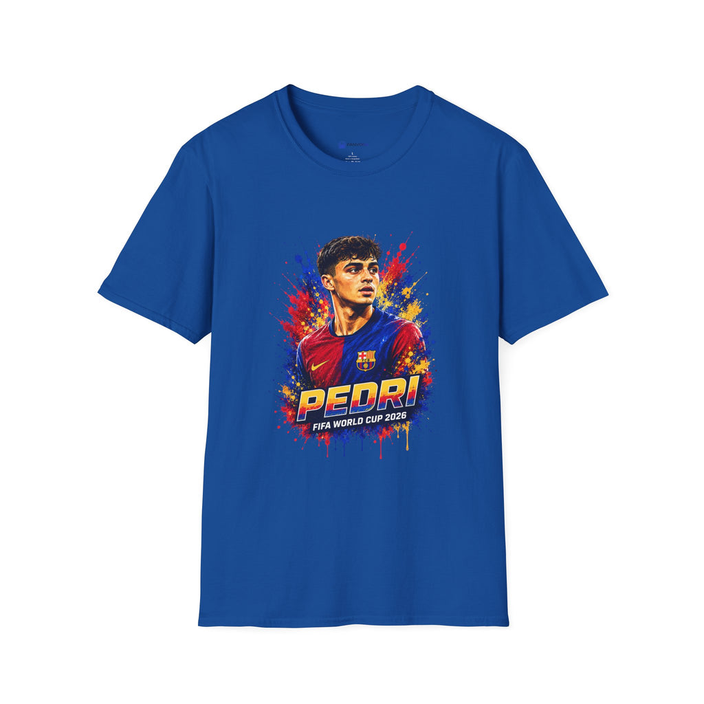 T-Shirt — 'Spain legend' Color Splash Soccer Portrait Tee