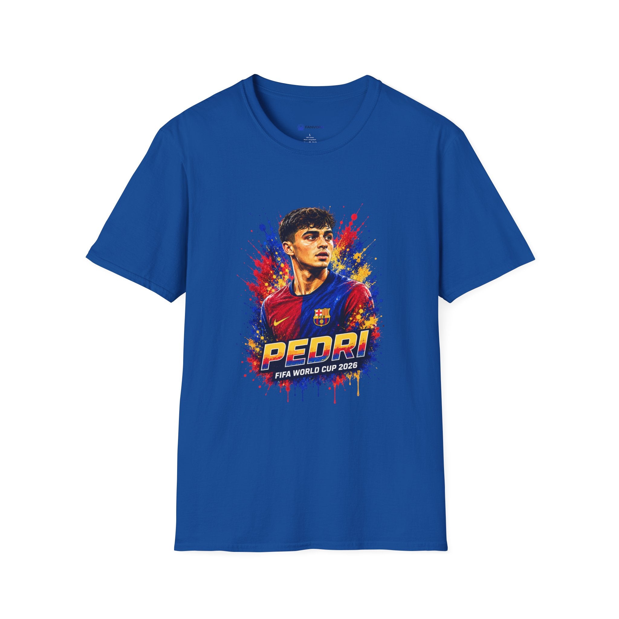 T-Shirt — 'Spain legend' Color Splash Soccer Portrait Tee